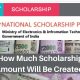 How Much NSP Scholarship 2023 Amount Credited