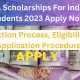 MBA Scholarships For Indian Students 2023 Apply Now
