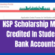 NSP Scholarship Money Credited In Students Bank Accounts – Check Here