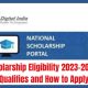 How To Apply nsp scholarship 2023 Full Details