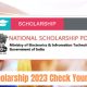 NSP Scholarship 2023 Check Your Balance