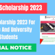 NSP Scholarship 2023 For College And University Students